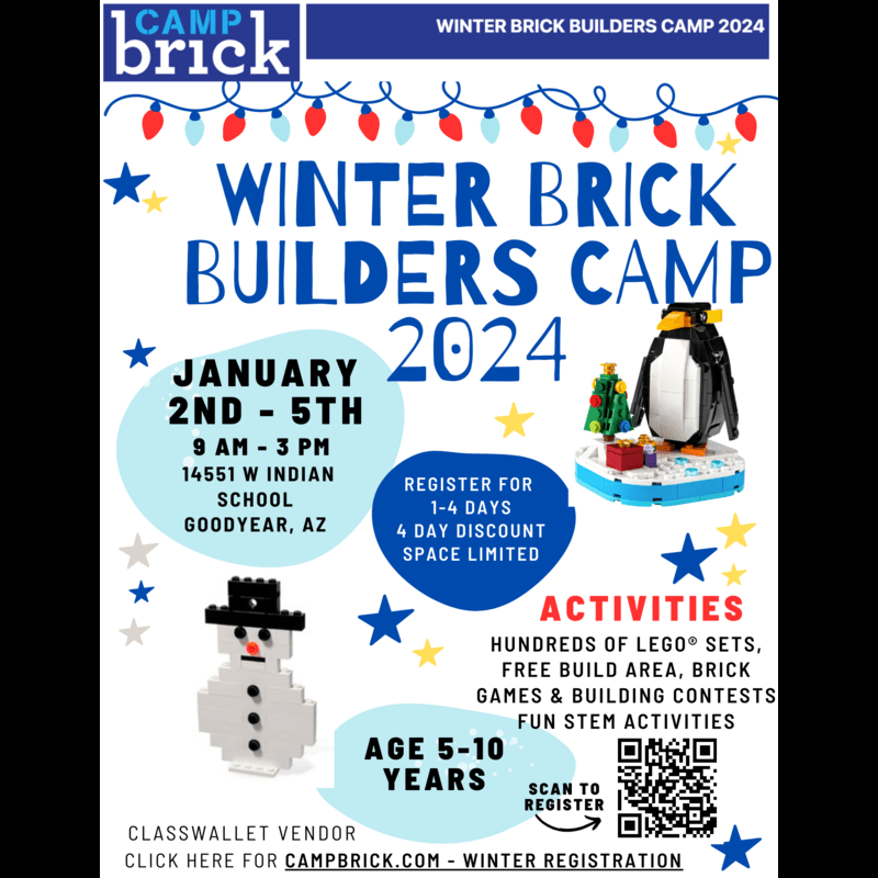 Winter Brick Builders Camp 2024 ESA Connection