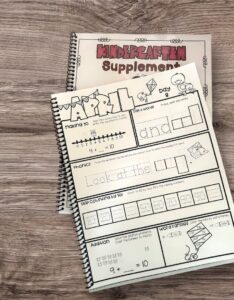 Kindergarten Supplement Booklets