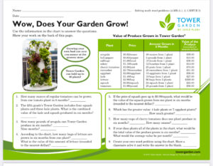 Making Math Meaningful with Tower Garden