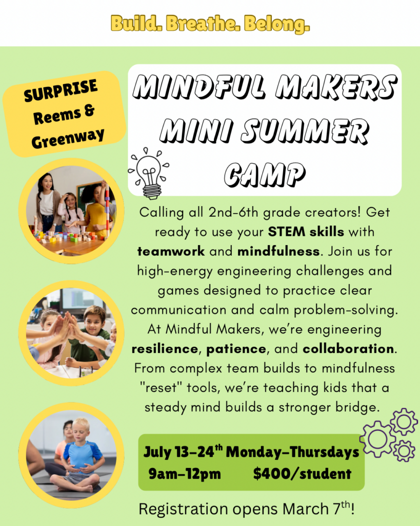 Blue Simple Kids Mini Summer Camp