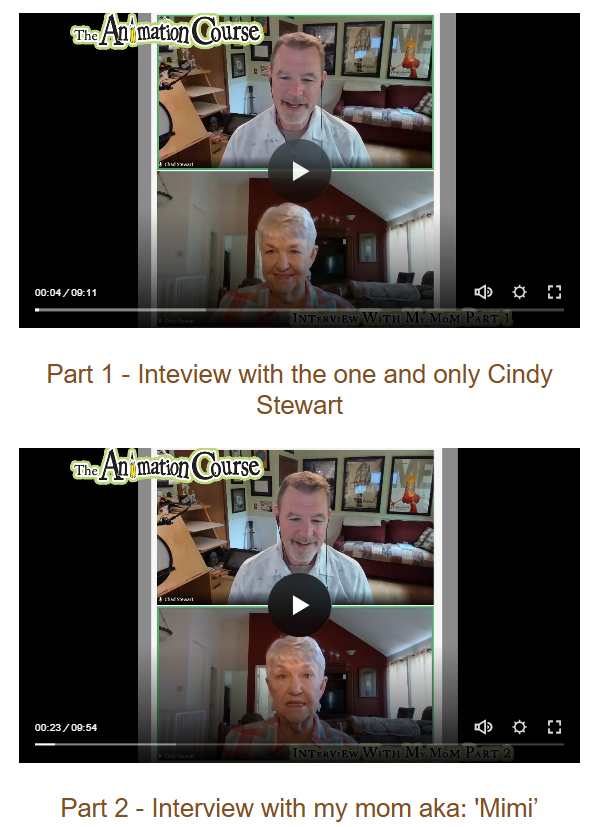 Chad interviews his mom!