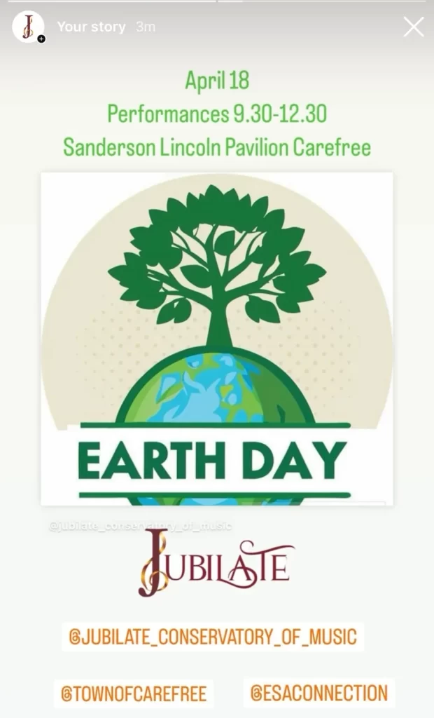 Earth Day Musical Performance by Jubilate